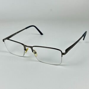 Chesterfield 886/T Unisex‎ Adults Eyeglasses Frame Gray Metal Half Rim 145 mm